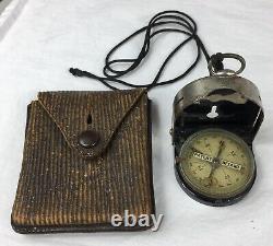 WW1, German Army Bezard Field Compass / Kompass and Pouch, Militaria, Lufft