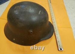 WW1 German/Austrian Helmet With Liner Line Shell Vintage War Memorabilia RARE