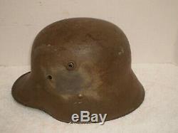 WW1 German/Austrian steel helmet W64, orig. Paint