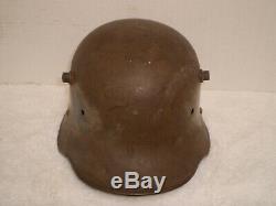 WW1 German/Austrian steel helmet W64, orig. Paint