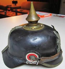 WW1 German Bavarian Pickelhaube spike helmet