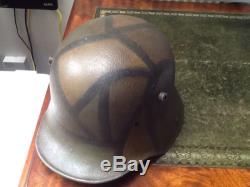 WW1 German Camouflage helmet