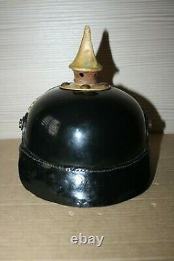 WW1 German Felt Ersatz Pickelhaube Helmet