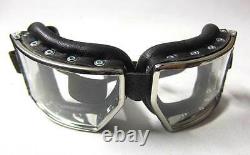 WW1 German Flying Goggles Red Baron Vintage aviator driving motorcycle WWI New