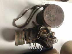 WW1 German Gas Mask Withcanister 1918