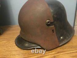 WW1 German Helmet Front Plate, Brow plate, Stirnpanzer