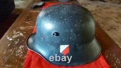 WW1 German Helmet, Original Reichswehr Black