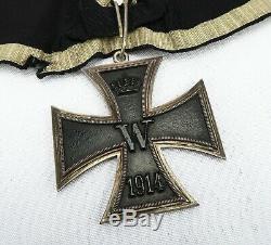 WW1 German Imperial 1914 grand iron cross badge pin medal WW2 order Knight Godet