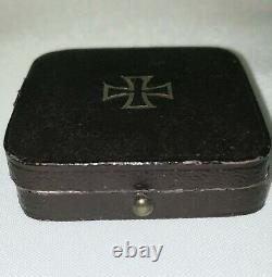 WW1 German Imperial. A 1914 Iron cross 1st. Class with case, by KO