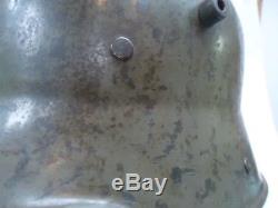 WW1 German M16 Helmet Shell with 80% Original Apple Green paint remaining