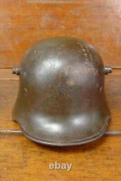 WW1 German M16/M17/M18 Stahlhelm Coal Bucket Steel Helmet with Liner & Chinstrap