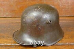 WW1 German M16/M17/M18 Stahlhelm Coal Bucket Steel Helmet with Liner & Chinstrap