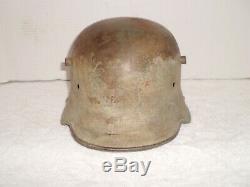 WW1 German M1916 steel helmet stamped si66, original paint