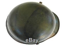 WW1 German M. 16 Steel Helmet (Mod. 1916 Stahlhelm) Camouflaged Shell ET 68