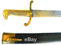 WW1 German Prussian FaschinenMesser M. 1864 u. /M. Short Sword 1871 Unit Mark