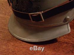 WW1 German Prussian Steel Pickelhaube Lobster Tail Helmet