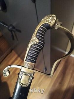 WW1 German Sword Etched Rare