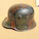 WW1 German camo helmet 100% original