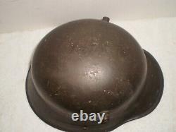 WW1 German steel helmet M17 original paint, liner, Si62