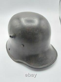 WW1 IMPERIAL GERMAN M16 HELMET with complete leather liner ORIGINAL WWI Uniform