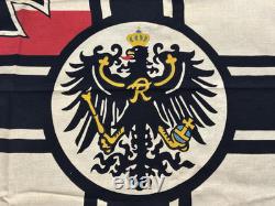 WW1 Imperial German Kaiserliche Marine Reichskriegsflagge Naval 35 Flag, 1970s