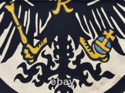 WW1 Imperial German Kaiserliche Marine Reichskriegsflagge Naval 35 Flag, 1970s