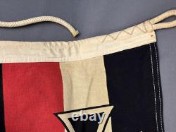 WW1 Imperial German Kaiserliche Marine Reichskriegsflagge Naval 35 Flag, 1970s