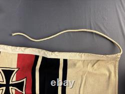 WW1 Imperial German Kaiserliche Marine Reichskriegsflagge Naval 35 Flag, 1970s