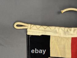 WW1 Imperial German Kaiserliche Marine Reichskriegsflagge Naval 35 Flag, 1970s