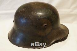 WW1 Imperial German M17 Camouflage Steel Helmet with Liner