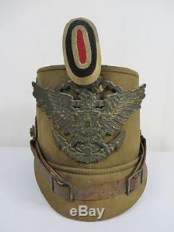 WW1 Imperial German Marine Infantry Shako. Seebataillon. Original. Crazy Rare