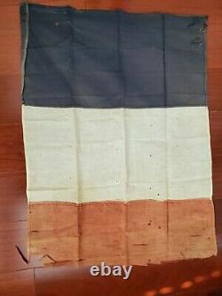 WW1 Imperial German flag first world war army antique old original French