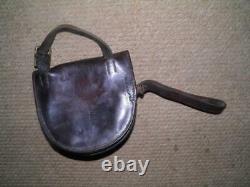 WW1 Leather Cavalry Sword Frog Horse Shoe & Nail Travelling Pouch. D MASON 1900