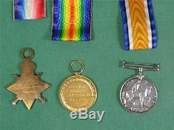 Ww1 Medals 2 Family Members Pair + Canadian Memorial Cross + Death Plaque Ect