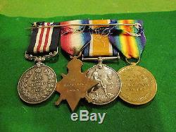 WW1 MILITARY MEDAL GROUP. CPL KITCHEN LIVERPOOL REGIMENT. BORN LIVERPOOL. K. I. A