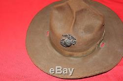 WW1 Marine Uniform, Campaign Hat, Whistle, Lighter, Personal Items, Orders