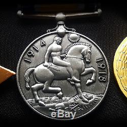 WW1 Medals Trio 1914 15 Star, British War & Victory Medal British Repro