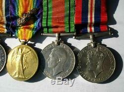 WW1 Military Cross MID medal group Major Dunkley RE & WW2 59th Staffordshire Rgt