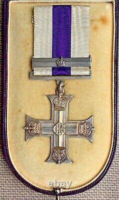 WW1 Military Cross in Original Case of Issue with 2nd Award Bar