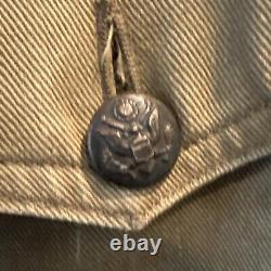 WW1 Military Jacket Sergeant Belt Collectible Buttons Penn. Horstmann Size S