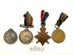 WW1 Military Medal Group to PTE. A. W. SPIRES WORC. R. T. F