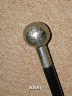 WW1 Military'Rifle Brigade Prince Consorts Own' Swagger Stick With Ball Top