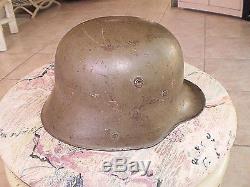 WW1 Model 1917 German helmet, W66, original paint and liner