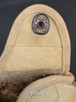 WW1 Mounted Canteen Cover, Cup, And Canteen With Identifications