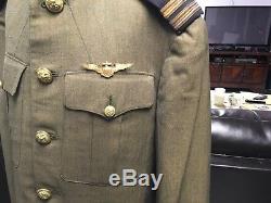 WW1 Navy Pilots Aviation Greens NAMED
