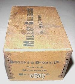 WW1 No 5 Mills Bomb Grenade Box by Brooks & Doxey Ltd RARE NR