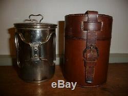 WW1 Officers Campaign Stove / Officers compact Trench cooker in Leather case