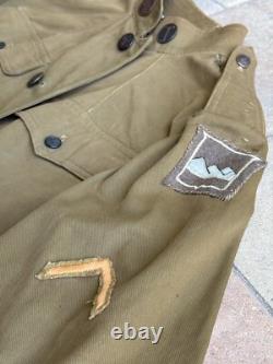 WW1 Original 80th Division US AEF Uniform Jacket Pants Collar Discs #2