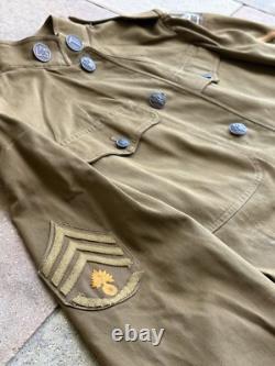 WW1 Original 80th Division US AEF Uniform Jacket Pants Collar Discs #2