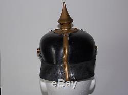 WW1 Original Baden German spiked Picklhaube helmet 1914